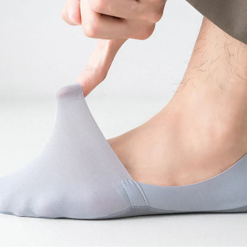 Ice Silk Invisible Boat Socks