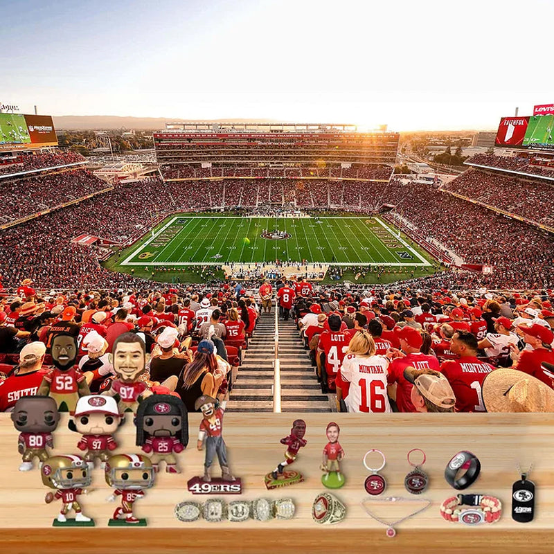 San Francisco 49ers Advent calendar-- The One With 24 Little Doors