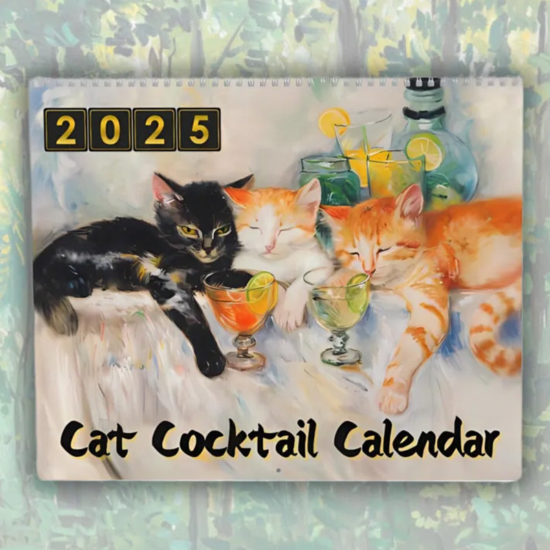 2025 Cat Cocktails Calendar