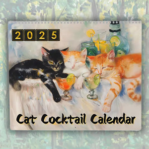 2025 Cat Cocktails Calendar