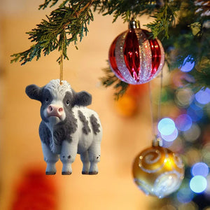 Cartoon Cow Decorative Ornament