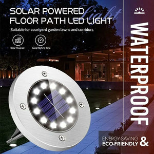 Solar Powered Floor Path LED Light