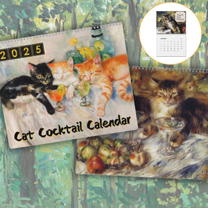 2025 Cat Cocktails Calendar