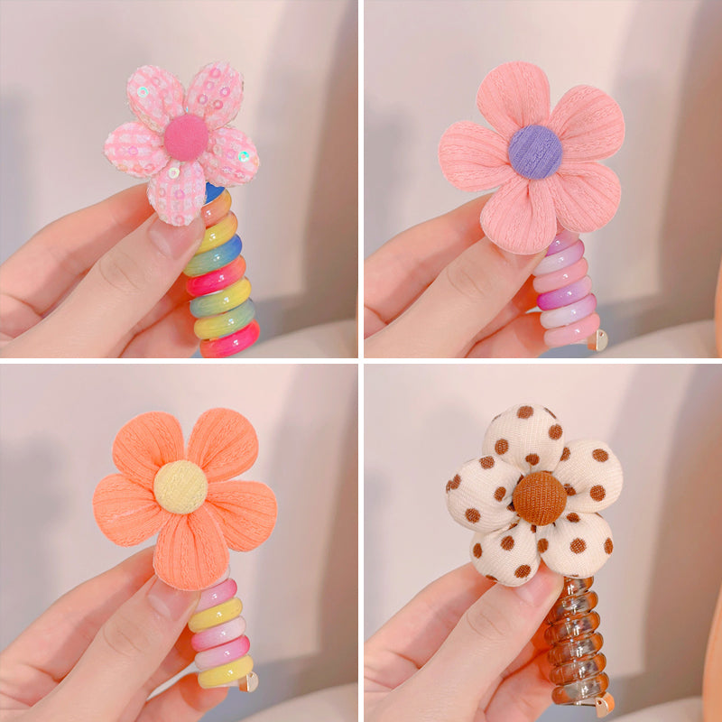 Colorful Telephone Line Hair Bands