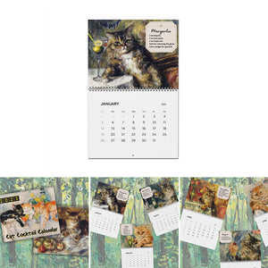 2025 Cat Cocktails Calendar