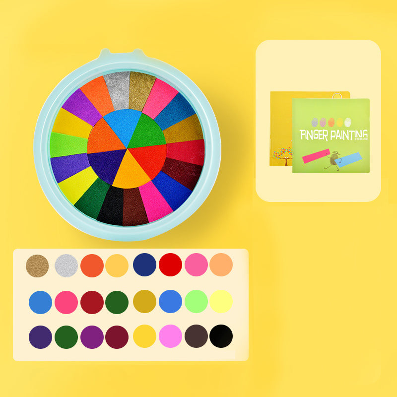 🌷Funny Finger Painting Kit