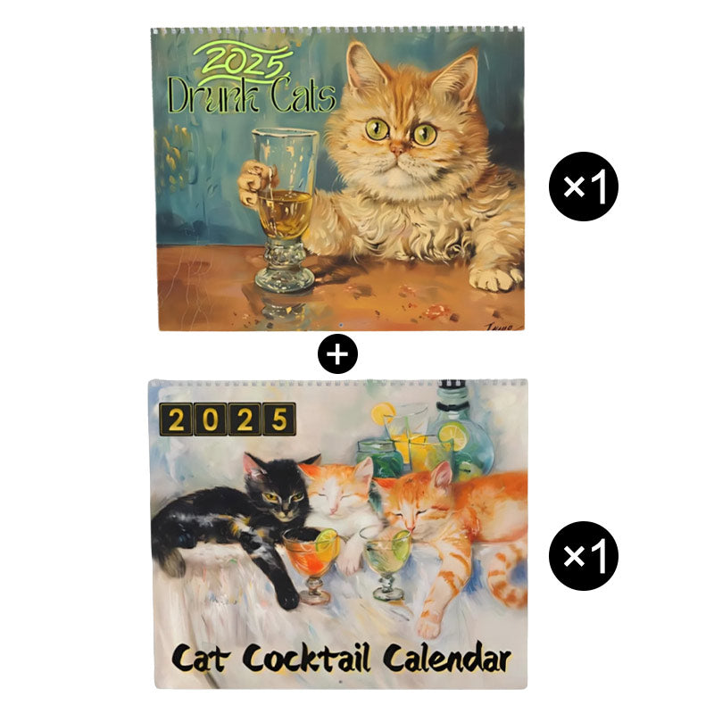 2025 Cat Cocktails Calendar