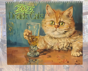 2025 Cat Cocktails Calendar