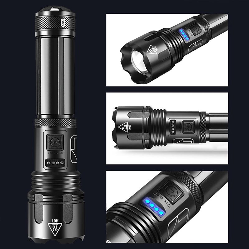 🔦Waterproof Usb Rechargeable Glare Flashlight🔦