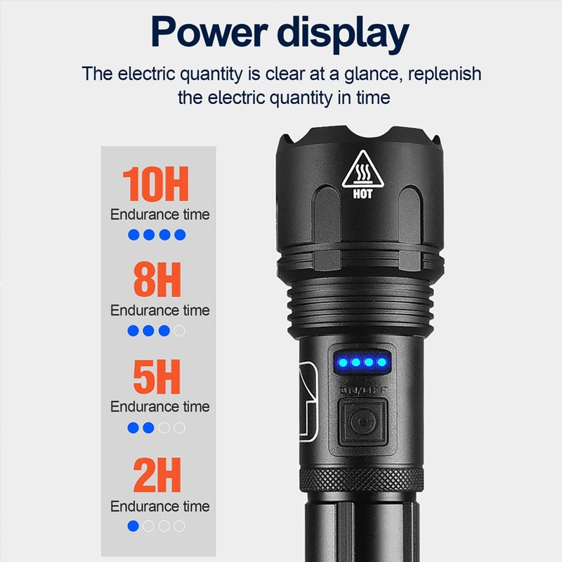 🔦Waterproof Usb Rechargeable Glare Flashlight🔦