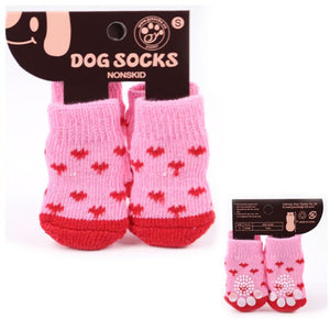 Non-slip Pet Socks with 4 straps