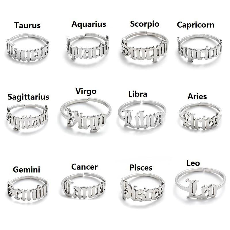 Twelve Zodiac Ring