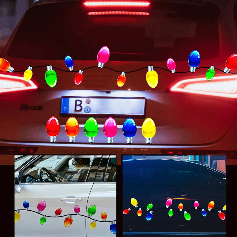 Reflective Light Bulb Magnets for Cars