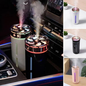 Wireless Car Air Humidifier with Colorful Night Light