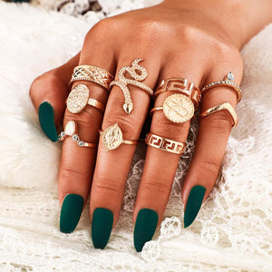 Vintage Knuckle Rings Set