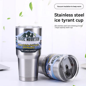 Car Cup 304 Stainless Steel Thermos Flask