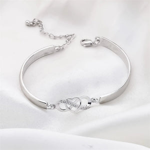 Always Remember I Love You Mom Forever Love Heart Bracelet