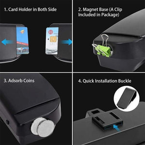 Universal Car Visor Sunglasses Case