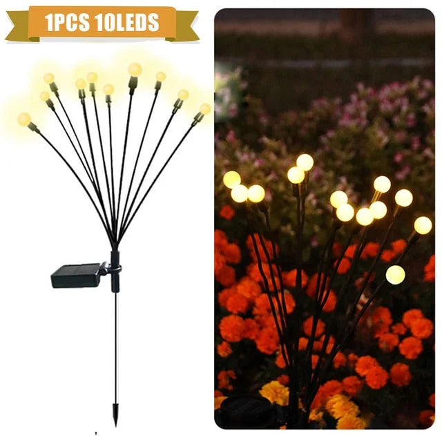 Solar Powered Firefly Garden Light