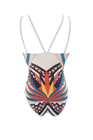 Print Cutout Monokini