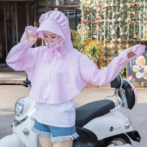 Women New Anti-UV Breathable Ice Silk Sun Coat