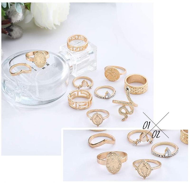 Vintage Knuckle Rings Set