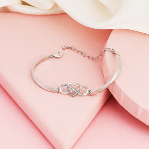 Always Remember I Love You Mom Forever Love Heart Bracelet